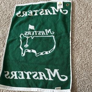 Masters golf towel new with tags